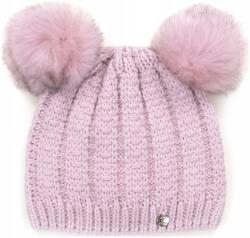 Art of Polo Little Bear téli sapka bélelt, pomponokkal Világos rózsaszín