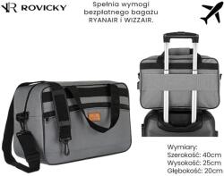 ZELLIA Rovicky - Utazótáska - Kézipoggyász - Szürkr-Tl15608-2516 Gray - 40 X 25 X 20 Cm (ZLK-51982-29520589)