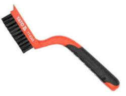  YATO YT-6349 Drótkefe 5 soros műanyag nyéllel nylon 180mm (YT-6349)