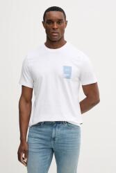 BOSS Orange pamut póló Te_Plain - fehér M