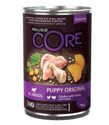 Wellness Core Dog Puppy csirke és pulyka 12 x 400 g