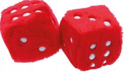 Carpoint Boldog Kockák Visszapillantó tükörben, piros