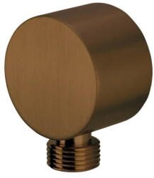 Deante Alkatrész, Deante Cascada kerek sarokcsatlakozó, szálcsiszolt bronz NAC_C54K