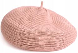 Szaleo Ester női barett sapka átmeneti, áttört, nyári Világos rózsaszín