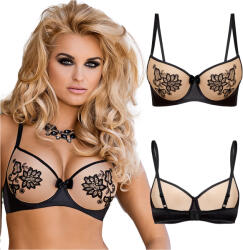 Róża Mehendi Push-Up Melltartó, csipkével, Size 85D, állítható