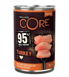 Wellness Core Dog 95% pulyka és káposzta 6 x 400 g