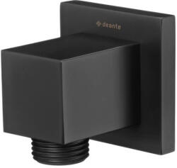 Deante Alkatrész, Deante Cascada négyzet sarokcsatlakozó, fekete NAC_N55K