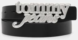 Tommy Jeans bőr öv - fekete 90 - answear - 22 990 Ft