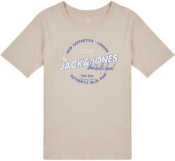 JACK & JONES Tricouri mânecă scurtă Băieți JJELOGO TEE SS O-NECK Jack & Jones Bej 164 cm