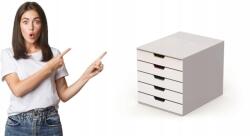 DURABLE Irattároló szekrény Durable Varicolor 5 fehér (762527)