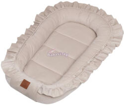  Babafészek fodorral velvet - bézs