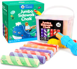 Jarmelo Jumbo járdakréták 2 db tartóval 24 db (JA90909)