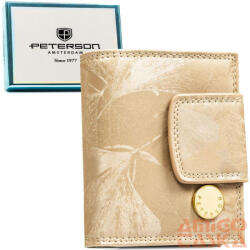 Peterson Női Pénztárca - Echo És Természetes Bőr Ptn Ps329-Mlf-2661 Beige (5261-14)