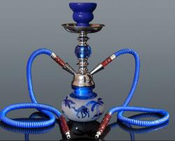 Padonio Hookah Camel kisméretű kék színű shisha - 2 csöves (DM-5-5358)