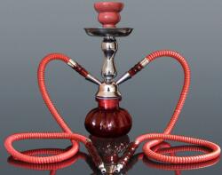 Padonio Hookah kisméretű piros színű shisha - 2 csöves (DM-5-5337)