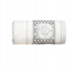 Greno Dotti törölköző, 50×90cm, krémszínű, 420 g/m2, pamut (GRENO RĘCZNIK DOTTI)