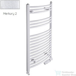Radeco ADAMO AD3-400/L 870x450 törölközőszárítós radiátor, MERKURY 2 (ezüst) színben (Radeco_ADAMO_AD3_400_L_MERKURY2)