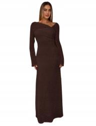 Shein Barna Hosszú Ruha Csengő Ujjal 36 1KJ