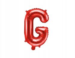 Party Deco Fólia lufi ''g'' betű, Size 35cm, piros