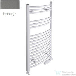 Radeco ADAMO AD4-400/L 1060x450 törölközőszárítós radiátor, MERKURY 4 (metál szürke) színben (Radeco_ADAMO_AD4_400_L_MERKURY4)