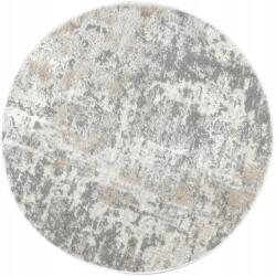 e-floor Kerek Szőnyeg Szürke Modern Nappaliba Hálószobába Elegáns Loft Stílusú 120CM (508502)