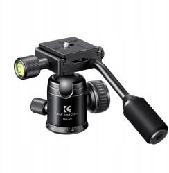 K&F Concept 26 mm-es fém gömbfej állványhoz, tartóval (KF31.049)