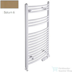 Radeco ADAMO AD5-400/L 1250x450 törölközőszárítós radiátor, SATURN 6 (matt homok) színben (Radeco_ADAMO_AD5_400_L_SATURN6)