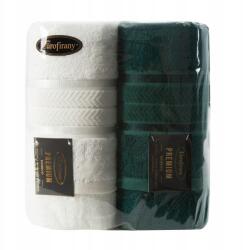 Eurofirany Törölköző szett, 2x50×90cm, krém zöld, 2db (5903571376701)