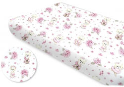  Baby Shop pamut, gumis lepedő 70*140 cm - Balerina maci