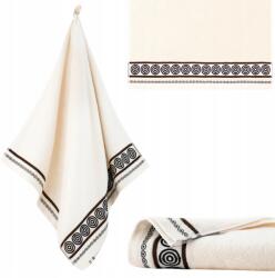 Zwoltex Törölköző Zwoltex 30×50cm, 450 g/m2, egyiptomi pamut, krémszínű (ZWOLTEX Produkt POLSKI - bawełna egipska)