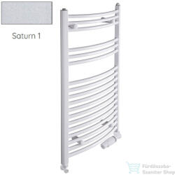 Radeco ADAMO AD5-400/L 1250x450 törölközőszárítós radiátor, SATURN 1 (metál jégszürke) színben (Radeco_ADAMO_AD5_400_L_SATURN1)