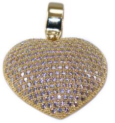 Ékszershop Köves szív arany medál (1328820)