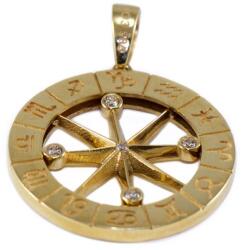 Ékszershop Köves horoszkóp arany medál (1332425)