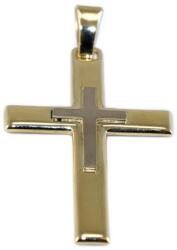 Ékszershop Dupla kereszt arany medál (1329765)