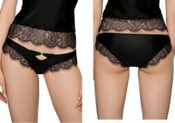 Róża Sija Bugyi, bársonyos, csipkével, Size XL, fekete