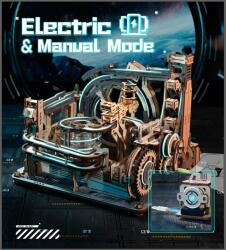Robotime - Rokr - Űrkikötő Golyópálya 472 darabos kirakó (LGC01)