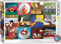 EUROGRAPHICS - Vicces Egérkék 1000 darabos kirakó (6000-5695)