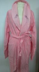  Fürdőköpeny Size L/XL, rózsaszín, 100% pamut, törölközővel, 2 db (130045)
