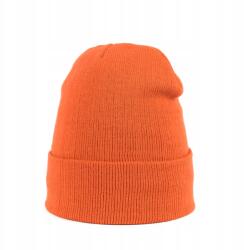 Art of Polo Női Sapka Narancssárga Felhajtható Beanie Téli Kötött Alkalmi (cz20305-31)