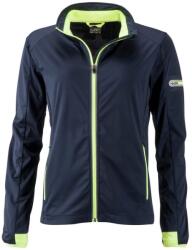 Daiber Jachetă sport softshell de damă JN1125 - Albastru închis / galben deschis | M (JN1125-1745820)