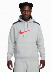 Nike Club Fleece kapucnis pulóver, szürke, Size S, 80% pamut, 20% poliészter (FN0247-064)
