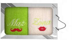 Extrapościel törölköző szett, 2db 70×140cm, 100% pamut, Férj Feleség (1941479)