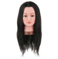 Sibel Fanny babafej humán hajjal, 50 cm - hajvarazs