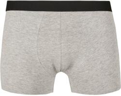 Build Your Brand Férfi boxer alsónadrág - 2 darab - Szürke melírozott | L (BY132-1000303591)
