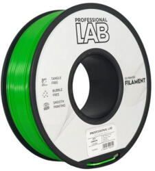  ABS+ ZÖLD filament - 1kg - átmérő 1, 75mm +/- 0, 03mm / Professional Labs