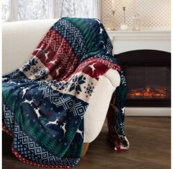 EUROFIRANY Skandináv mintás karácsonyi takaró 150x200 cm