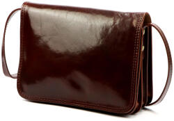 Florence 108 barna női bőr oldaltáska 24 x 18 x 9 cm (60413)