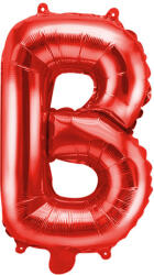Party Deco Fólia lufi "B" betű, piros, 35cm