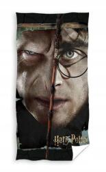 Carbotex Strandtörölköző, 70×140cm, Harry Potter, fekete, 100% pamut, 320g/m2 (HP215010-R)