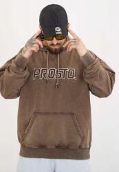 Prosto Checked Kapucnis pulóver, sötétbarna, 100% pamut (5904978988351)